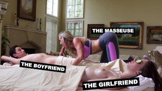 BANGBROS – Went In For A Couples Massage, Got My Dick Serviced By A Cougar: Brandi Love!
